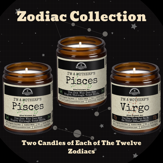 The Zodiac 24 Candle Collection