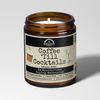 Coffee Til Cocktails 9oz Funny Candle Malicious Women Co