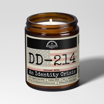 DD-214 9oz Work Candle Malicious Women Co