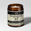 Engaged AF | 9oz Funny Candle | Malicious Women Co