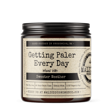 Getting Paler Every Day - Infused With "Sweater Weather" Scent: Hot Apple Pie