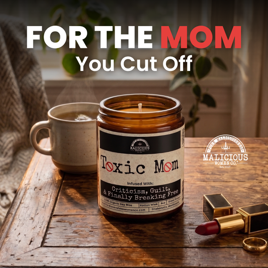 Toxic Mom | 9oz Difficult Mom Candle | Malicious Women Co.