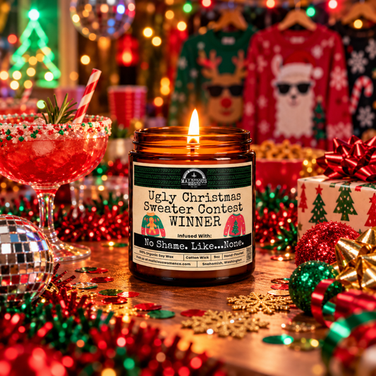 Ugly Christmas Sweater Contest WINNER! - Scent: Spiced Winterberry