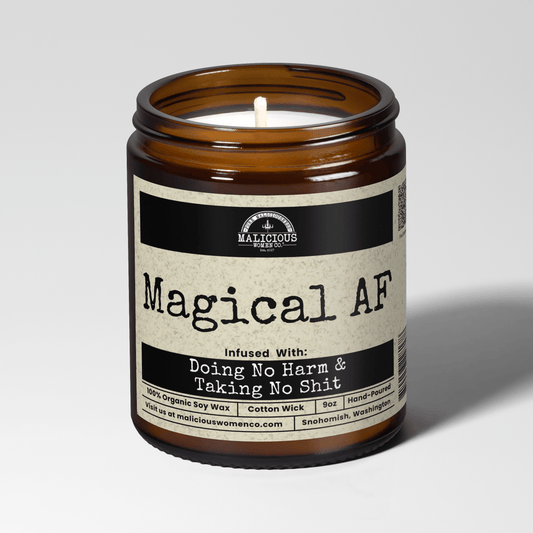 Magical Af 9oz Witch Candle Malicious Women Co - Malicious Women Co. - Candles