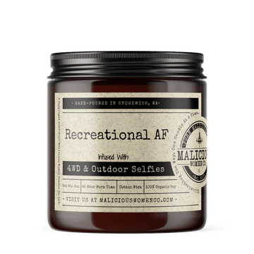 Recreational AF Candle - Scent: Take A Hike