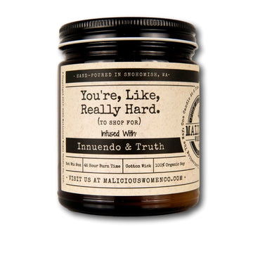 You're, Like, Really Hard. (To Shop For) - Scent: Mint Hot Chocolate & Pine