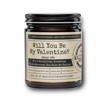 Will You Be My Valentine? - Scent: Cedar & Suede
